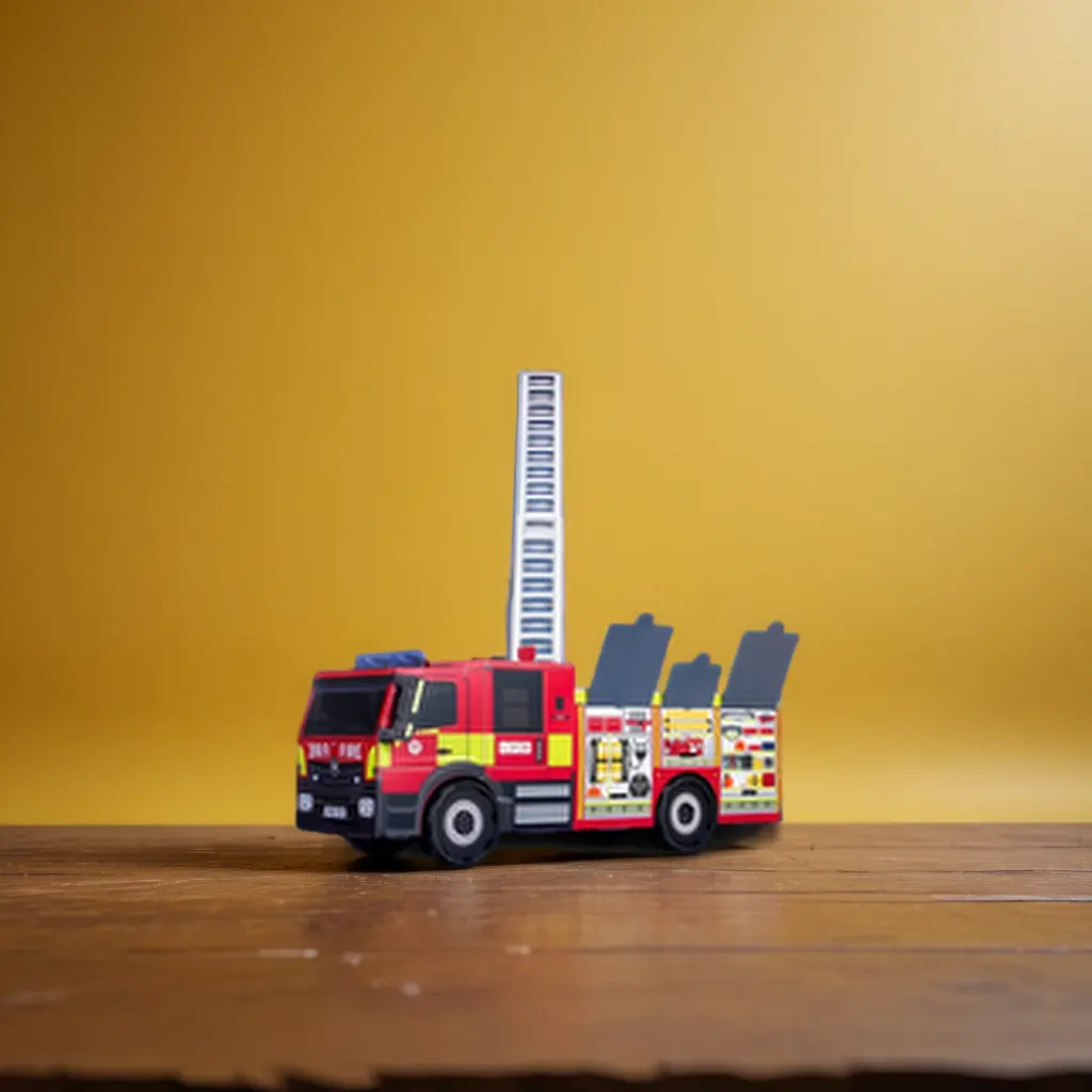 Cardboard Fire Engine