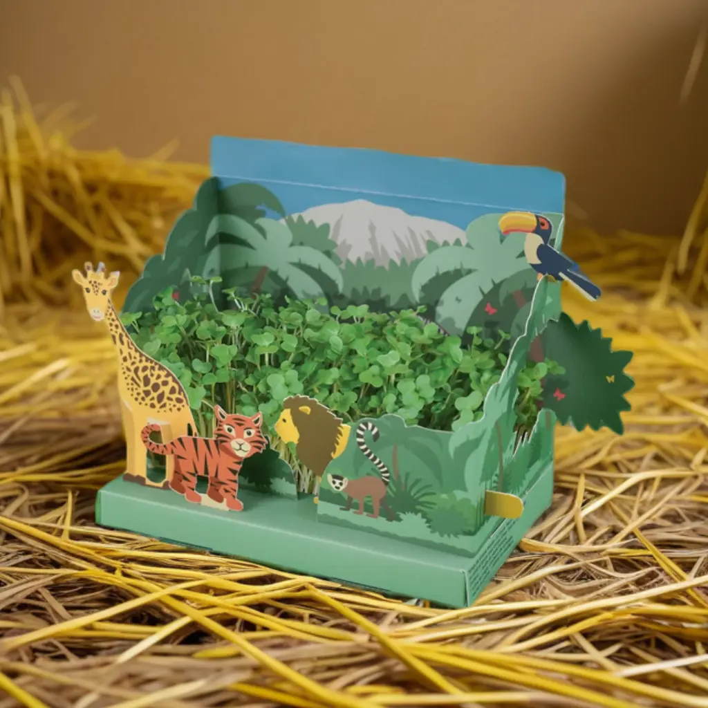 Jungle Carboard Model - cropped